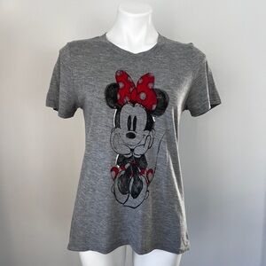 Disney Minnie Mouse Graphic Short Sleeve Tee Shirt